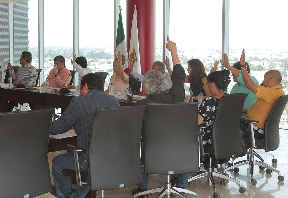 Los ediles de la bancada del Partido Acción Nacional votaron en contra.