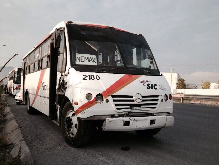 El accidente se reportó a las 6:40 de la mañana.