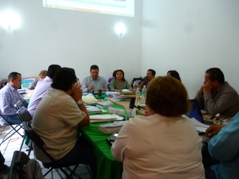 Hasta el momento sólo se han revisado las actas de un poco más de 210 paquetes electorales. 