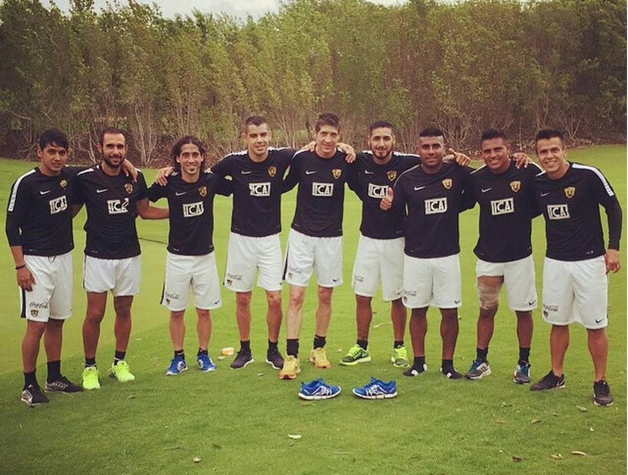Los jugadores de Pumas siguen preparando el próximo torneo