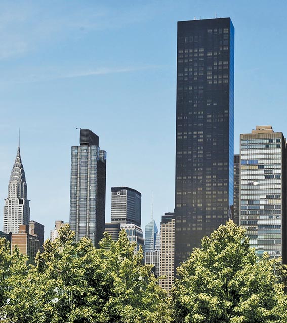 Edificios en la cotizada Nueva York. 