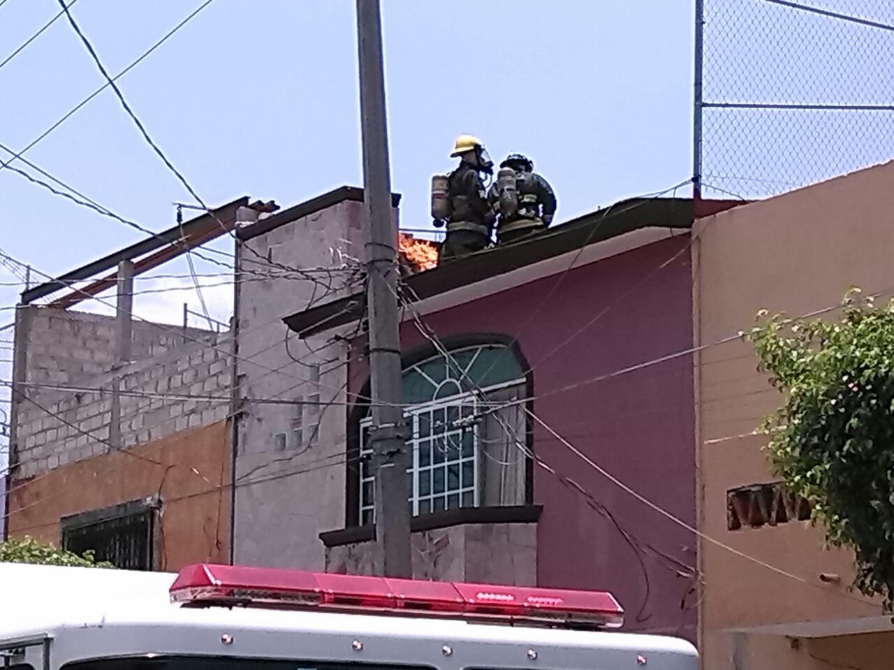 El tanque se encontraba en una vivienda de la calle Guatemala
