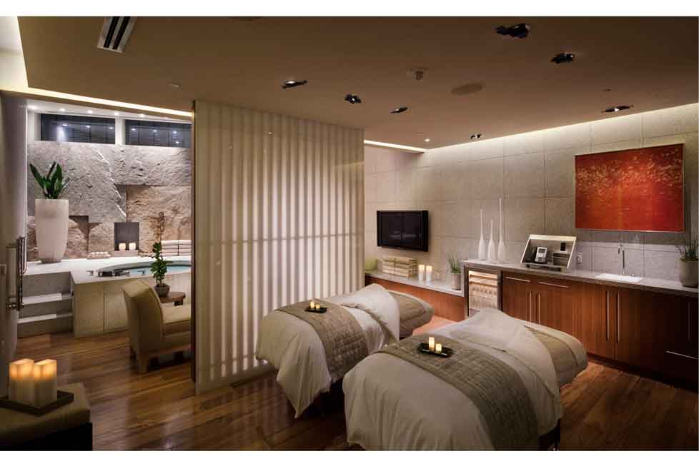 Spa del hotel MGM Grand en Las Vegas, un lugar para la renovación de las fuerza y el sentido de ti mismo.