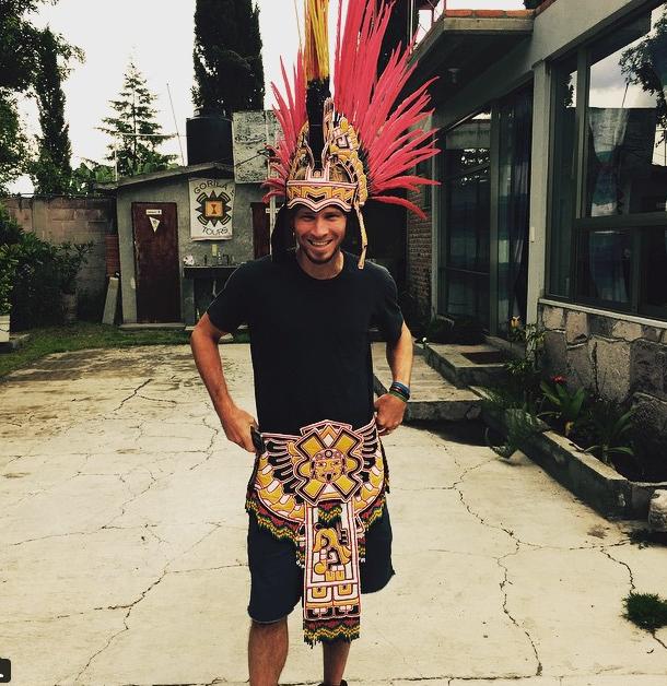 Brian Littrell compartió sus mejores momentos en Teotihuacán.