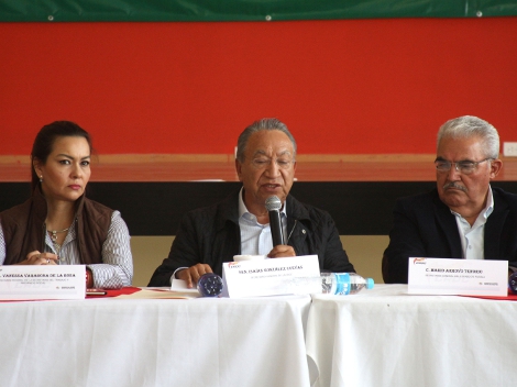 El líder nacional de la CROC, Isaías González Cuevas.