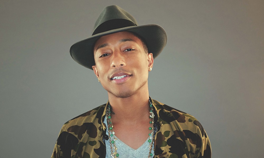 Pharrell Williams mostró su apoyo a Apple Music. 