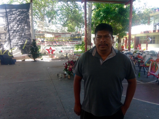 Melitón Ortega, padre de unos de los normalistas de Ayotzinapa.