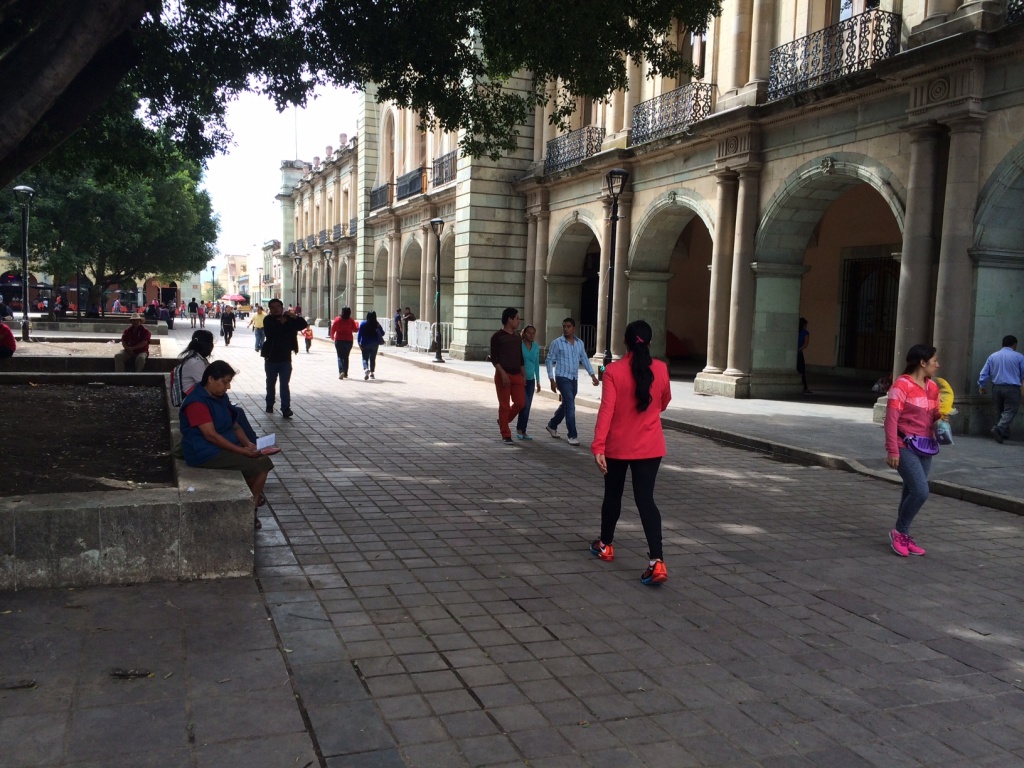Los ambulantes quitaron sus puestos de la Alameda de León así como del Zócalo.  