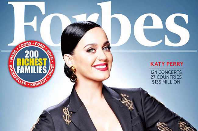 La cantante se mostró orgullosa de ser la mejor pagada. 