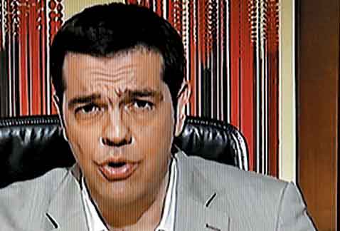 Primer ministro Alexis Tsipras.