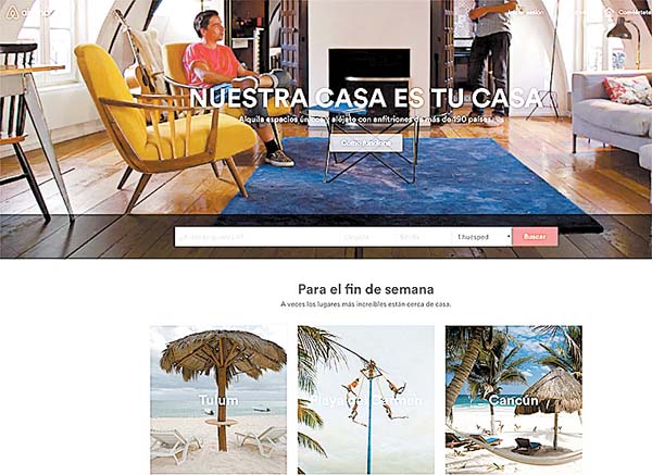 La página web de la empresa. 