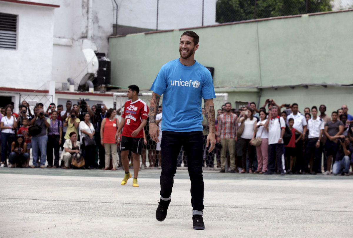 Sergio Ramos, jugador del Real Madrid 