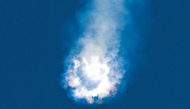 El artefacto se desintegró luego de despegar de Cabo Cañaveral el domingo pasado.