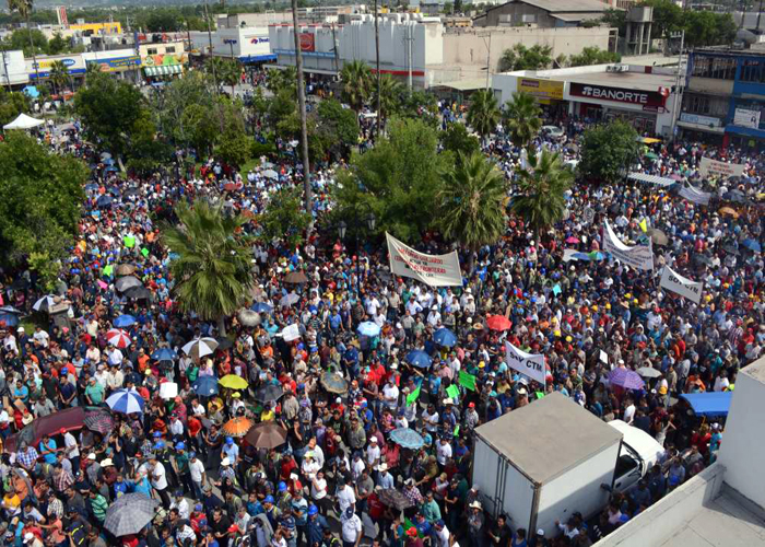 Mega marcha del martes en Monclova para pedir apoyo ante despidos.