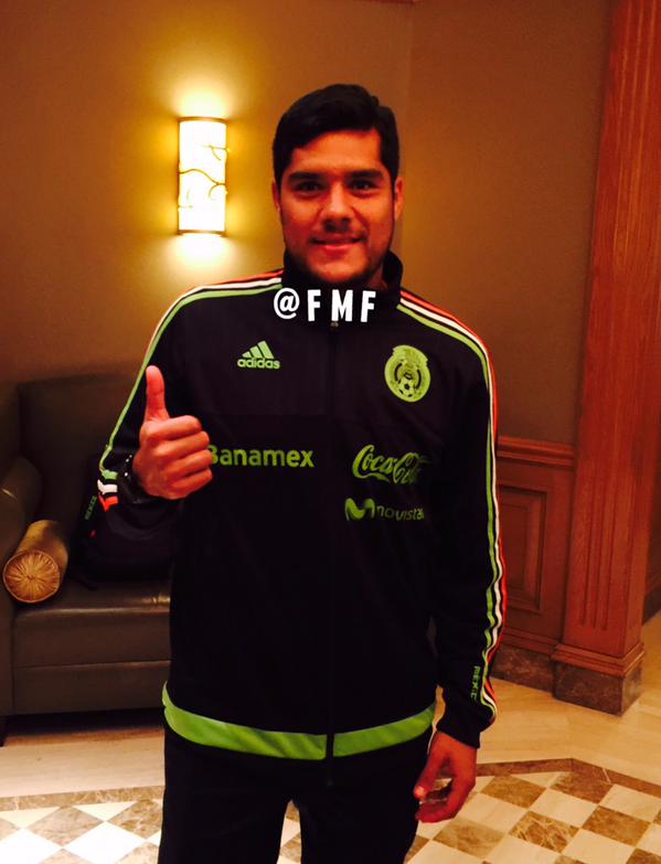 Javier Orozco reportó con el Tri en Estados Unidos