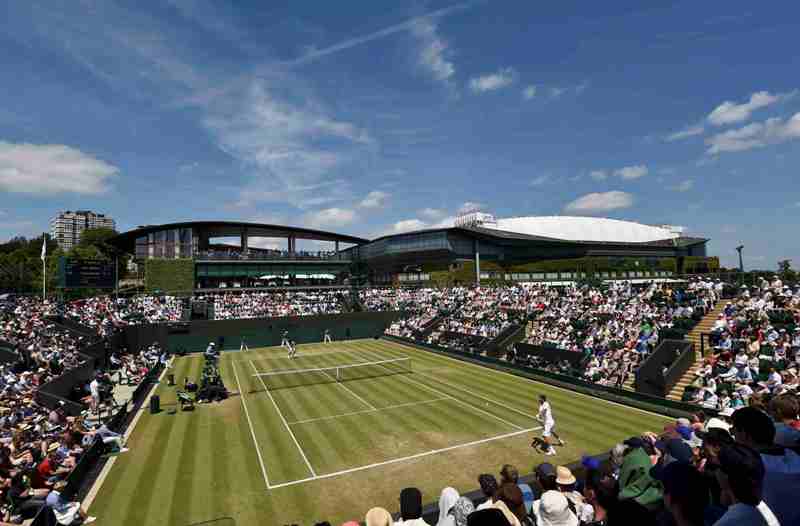 Un partido de Wimbledon 