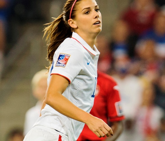 Alex Morgan, una de las figuras del campeón Estados Unidos