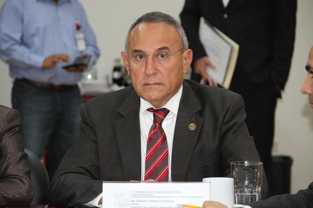 Gustavo Caballero, coordinador de la bancada del PRI en el Congreso del Estado. 
