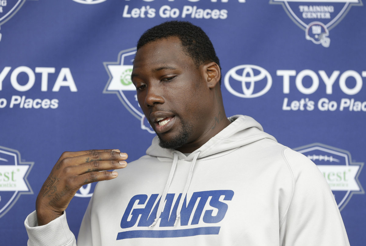 Jason Pierre-Paul, de los Gigantes de NY  