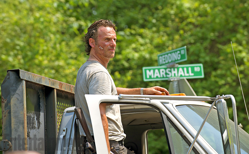 Rick Grimes, el protagonista de la historia apocalíptica, es interpretado por Andrew Lincoln.