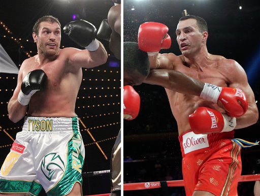 Tyson Fury y Wladimir Klitschko