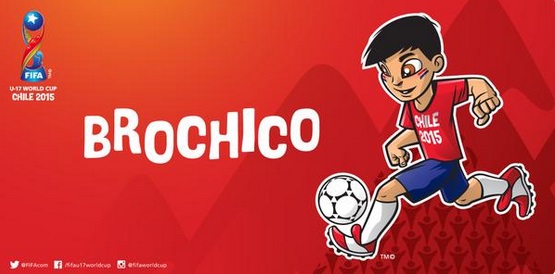 Brochico será la mascota del Mundial Sub-17 Chile 2015