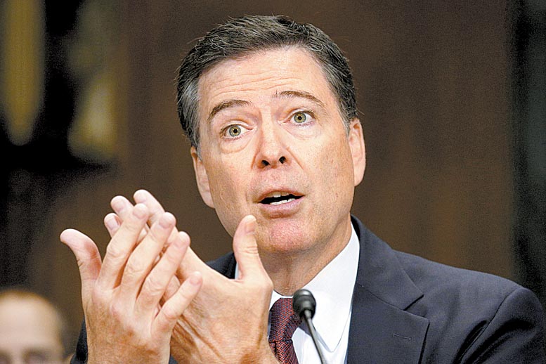 El director del FBI, James Comey, en la audiencia sobre encriptación. 