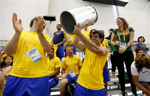 Parte de la delegación brasileña que está en los Juegos Panamericanos 