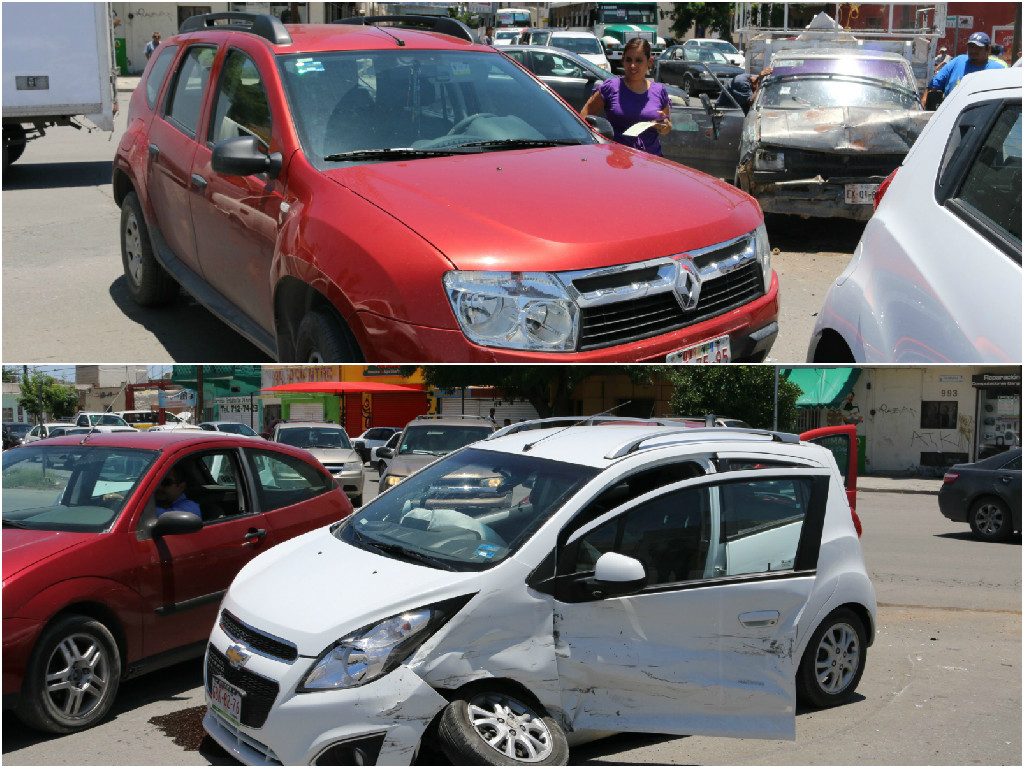 El accidente fue reportado a las 14:00 horas este viernes, en el cruce del bulevar Independencia y calle Acuña dentro de la zona centro.