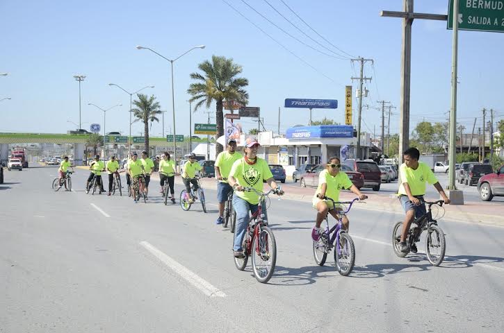 El número de ciclista se ha incrementado en Reynosa.
