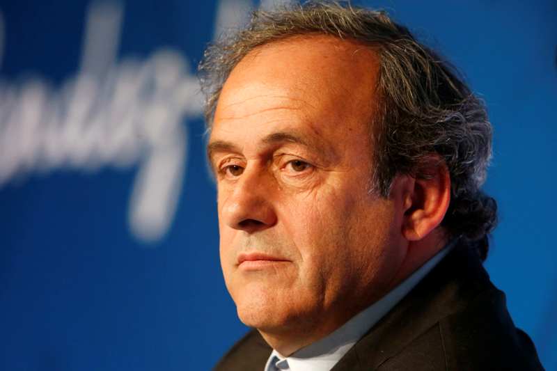  Michel Platini, presidente de la UEFA