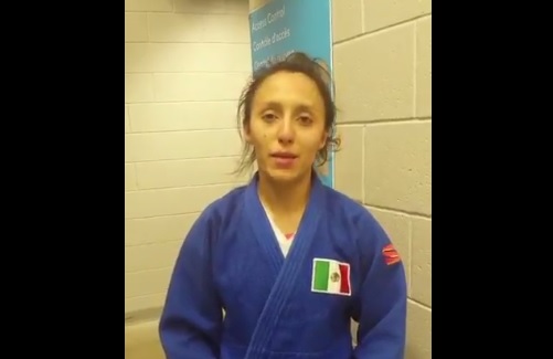 Edna Carrillo ganó medalla de bronce en judo
