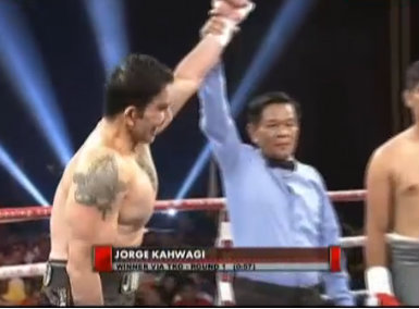 Jorge Kahwagi regresó al boxeo