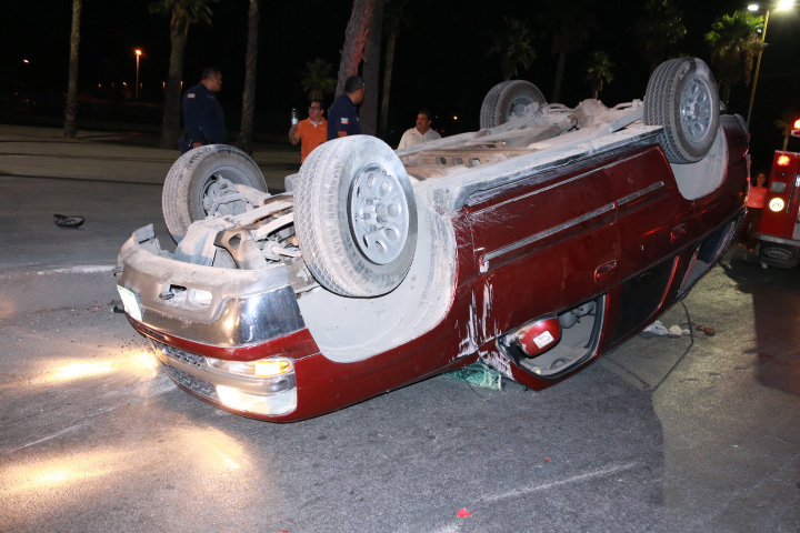 La camioneta fue llevada a un corralón y quedó a disposición de la autoridad correspondiente.