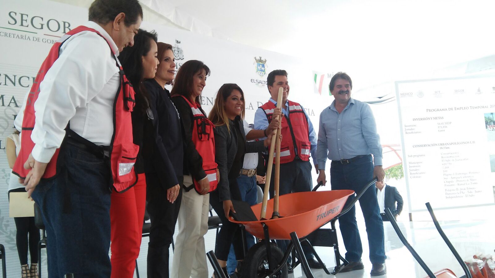Arrancó el programa de Empleo Temporal de la Secretaría de Comunicaciones y Transportes (SCT) en el municipio de El Salto 