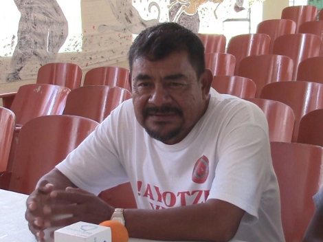 Vocero de los padres de los 43 desaparecidos en Iguala, Felipe de la Cruz.