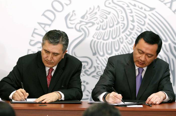 Luis Raúl González Pérez y Miguel Ángel Osorio Chong.