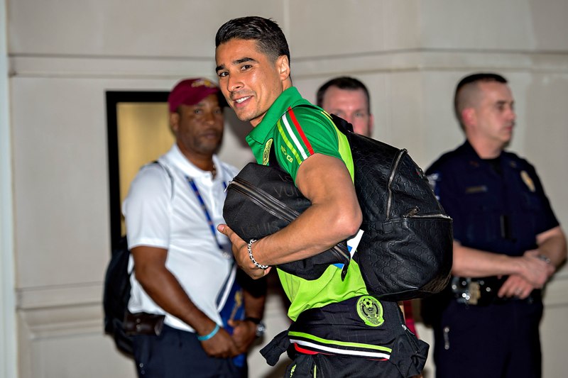 Guillermo Ochoa en una concentración con la selección mexicana de futbol 