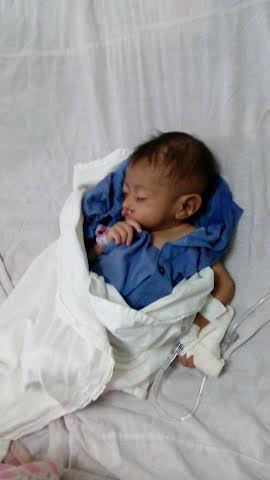 La menor fue hospitalizada.