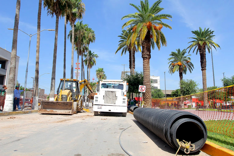 Obras del Paseo Morelos aún sin entrar en la segunda fase.