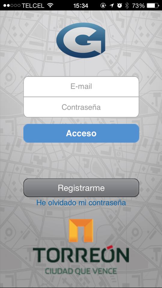 Inicio de la App del Ayuntamiento de Torreón.