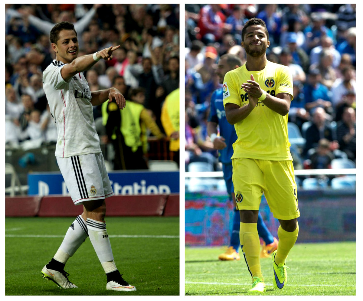 Javier 'Chicharito' Hernández y Giovani dos Santos 