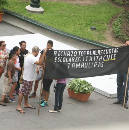 Las protestas continúan en la zona sur de Tamaulipas.