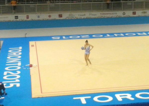 Karla Díaz, gimnasta mexicana en los Juegos Panamericanos Toronto 2015 