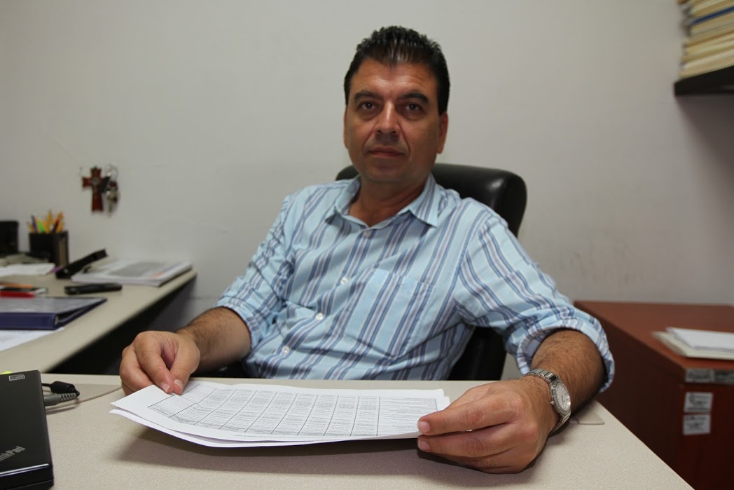 El regidor del PRI, Eugenio Montiel.