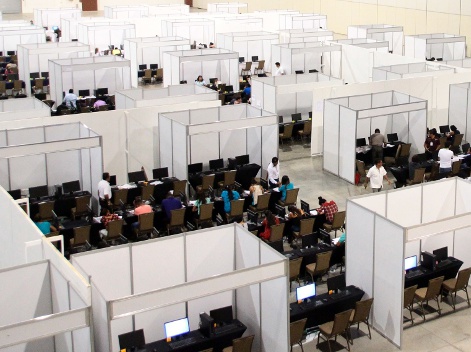 Para educación preescolar se registraron mil 229 aspirantes y solo se presentaron al examen mil 47.