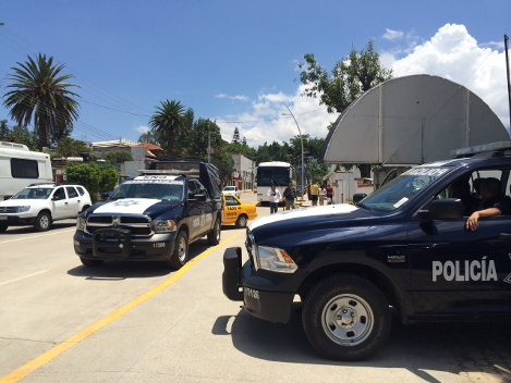Policía Federal realiza patrullajes en las calles. 