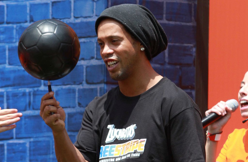 Ronaldinho regresó a México para promocionar una campaña de Zucaritas