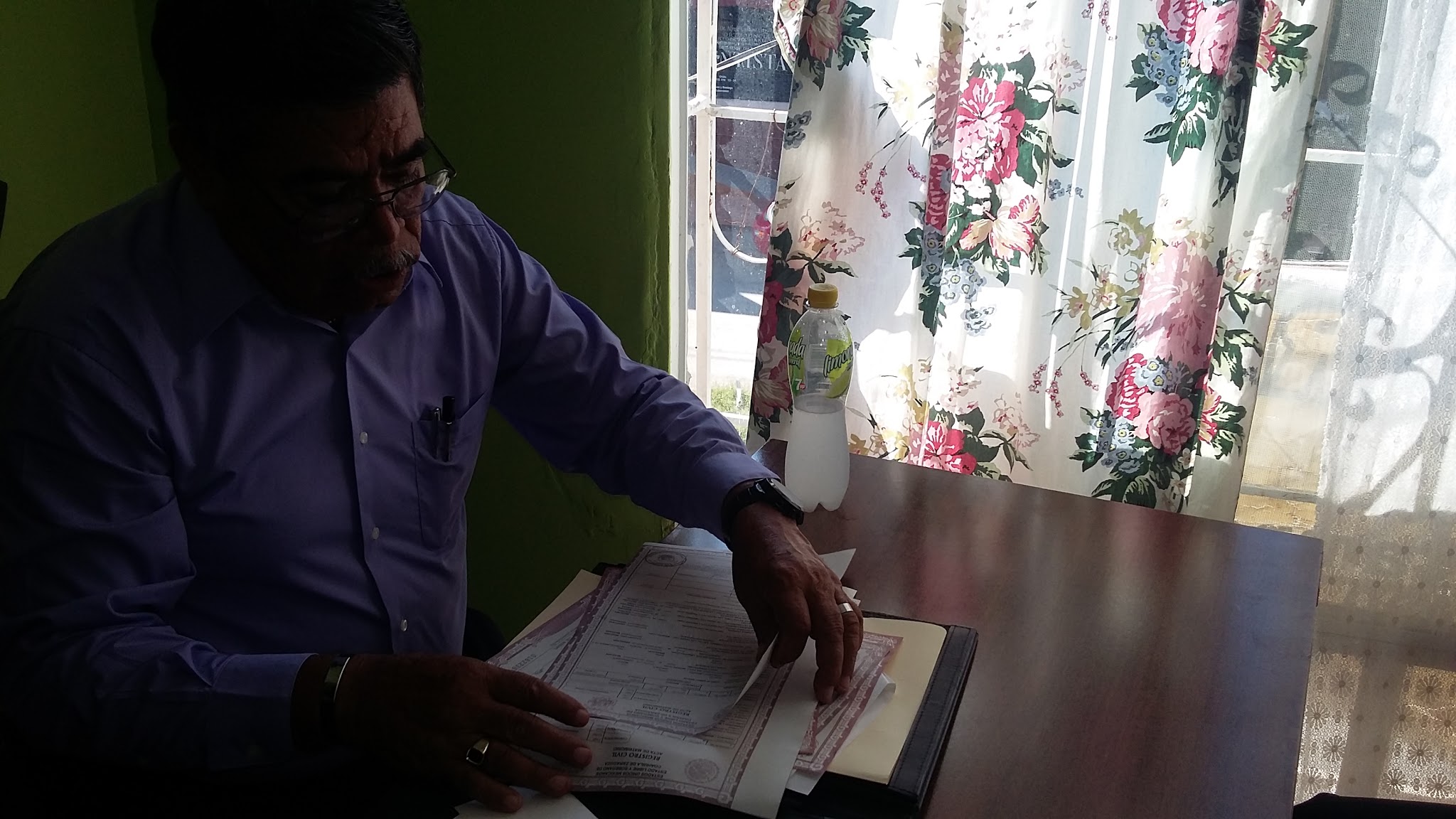 Francisco Villa, Juez de la Tercera Oficialía del Registro Civil en Francisco I. Madero.