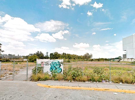 En la zona aledaña a donde se encuentra un centro comercial ya hay diversas obras.